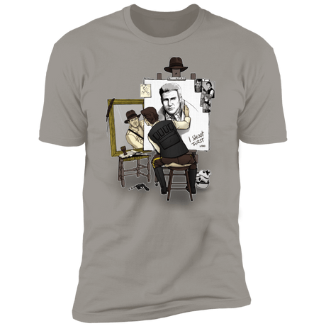 T-Shirts Light Grey / S Triple Self Portrait Men's Premium T-Shirt