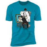 T-Shirts Turquoise / S Triple Self Portrait Men's Premium T-Shirt