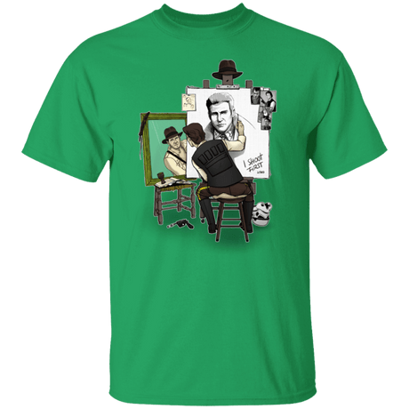 T-Shirts Irish Green / S Triple Self Portrait T-Shirt