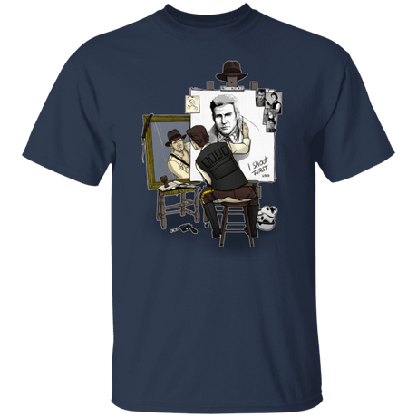 T-Shirts Navy / S Triple Self Portrait T-Shirt