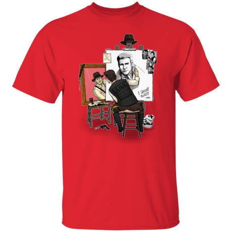 T-Shirts Red / S Triple Self Portrait T-Shirt