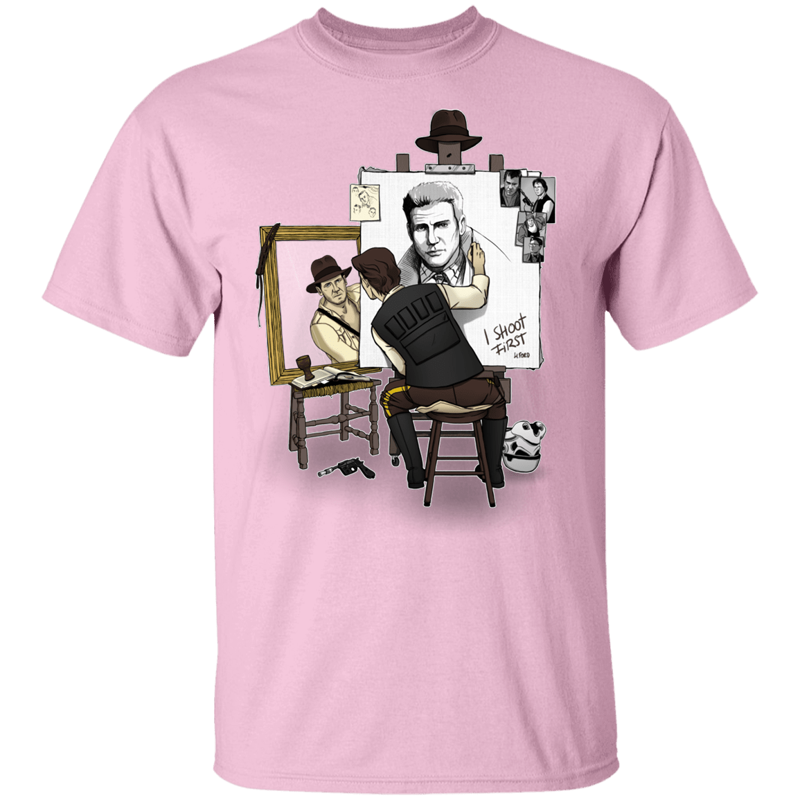 T-Shirts Light Pink / YXS Triple Self Portrait Youth T-Shirt