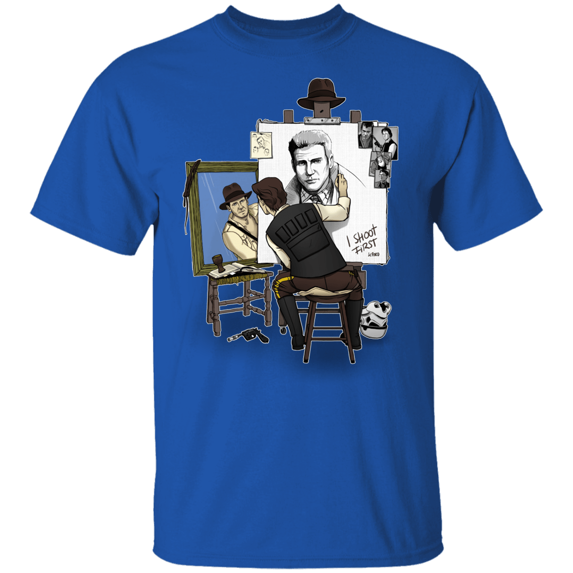 T-Shirts Royal / YXS Triple Self Portrait Youth T-Shirt