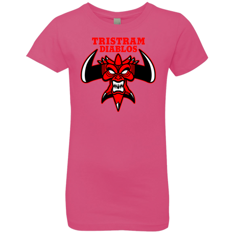 T-Shirts Hot Pink / YXS Tristram Diablos Girls Premium T-Shirt