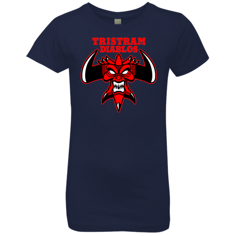 T-Shirts Midnight Navy / YXS Tristram Diablos Girls Premium T-Shirt
