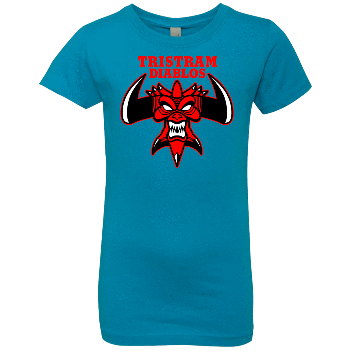 T-Shirts Turquoise / YXS Tristram Diablos Girls Premium T-Shirt