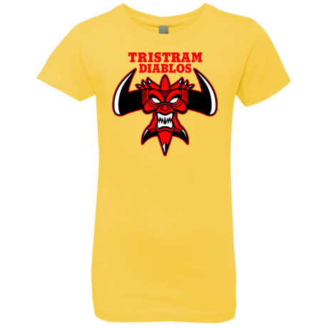 T-Shirts Vibrant Yellow / YXS Tristram Diablos Girls Premium T-Shirt