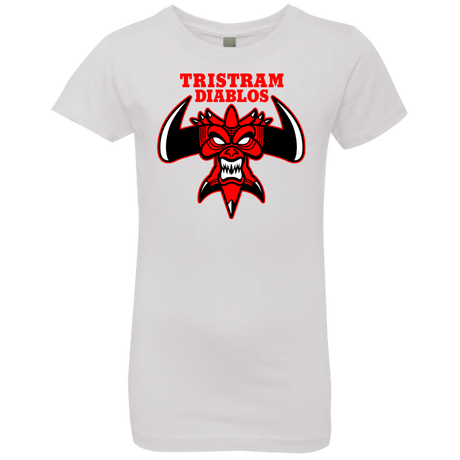 T-Shirts White / YXS Tristram Diablos Girls Premium T-Shirt