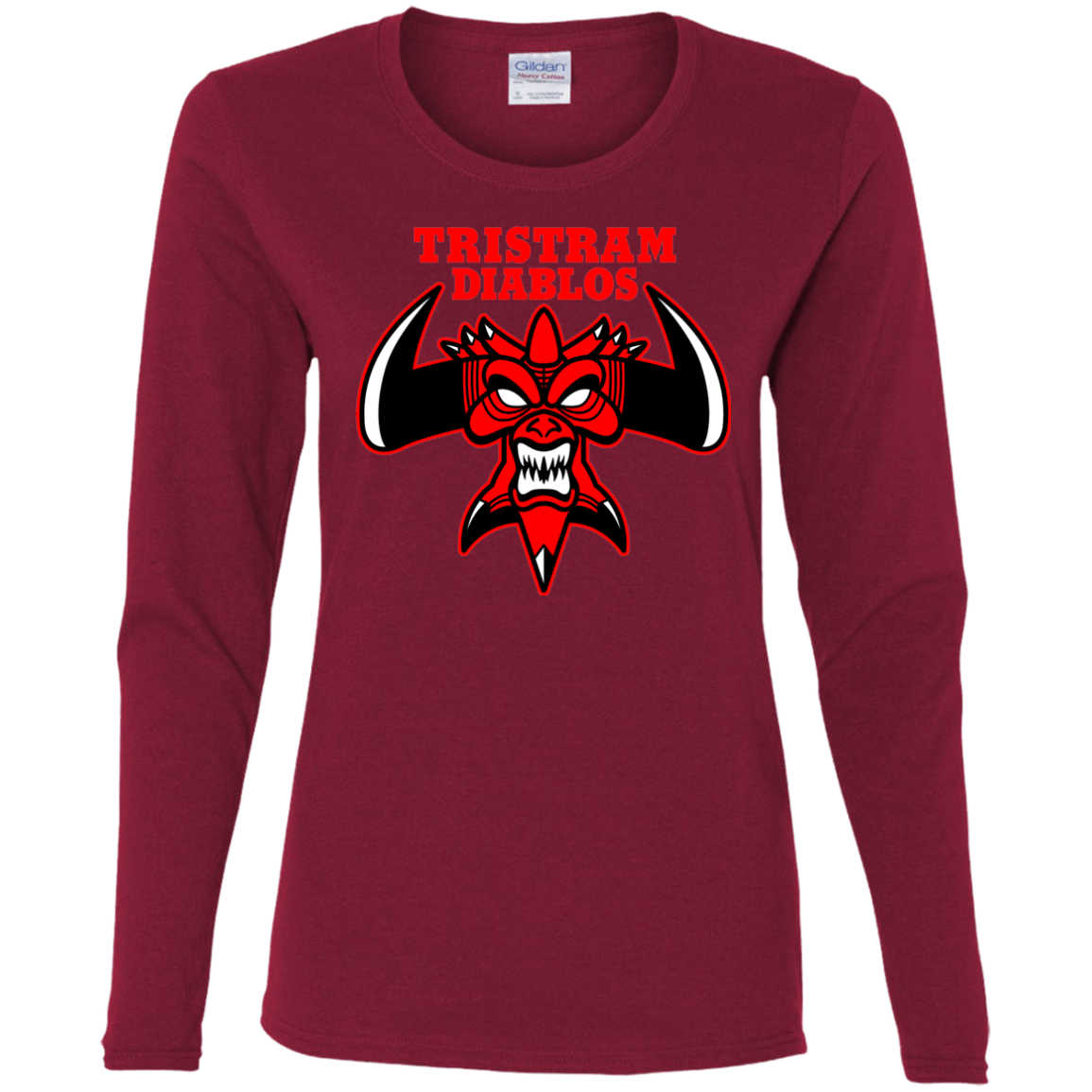 T-Shirts Cardinal / S Tristram Diablos Women's Long Sleeve T-Shirt