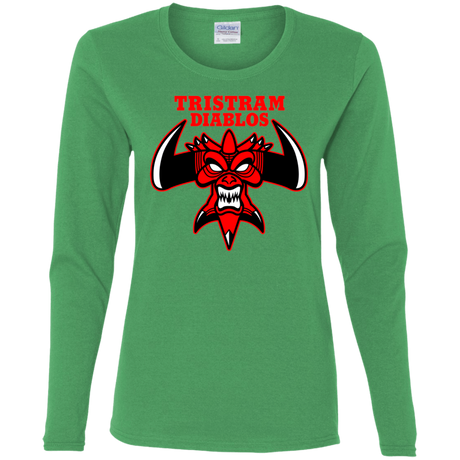 T-Shirts Irish Green / S Tristram Diablos Women's Long Sleeve T-Shirt
