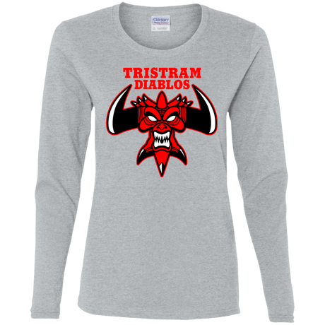 T-Shirts Sport Grey / S Tristram Diablos Women's Long Sleeve T-Shirt