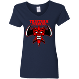 T-Shirts Navy / S Tristram Diablos Women's V-Neck T-Shirt