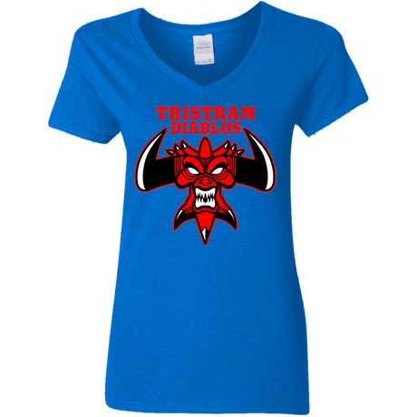 T-Shirts Royal / S Tristram Diablos Women's V-Neck T-Shirt