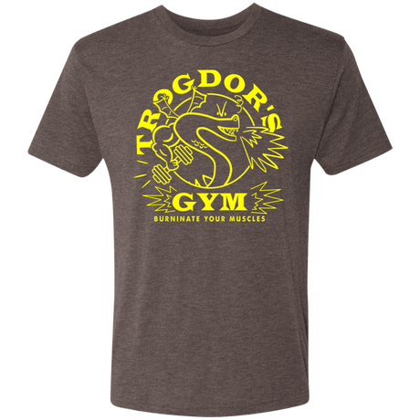 T-Shirts Macchiato / S Trogdors Gym Men's Triblend T-Shirt