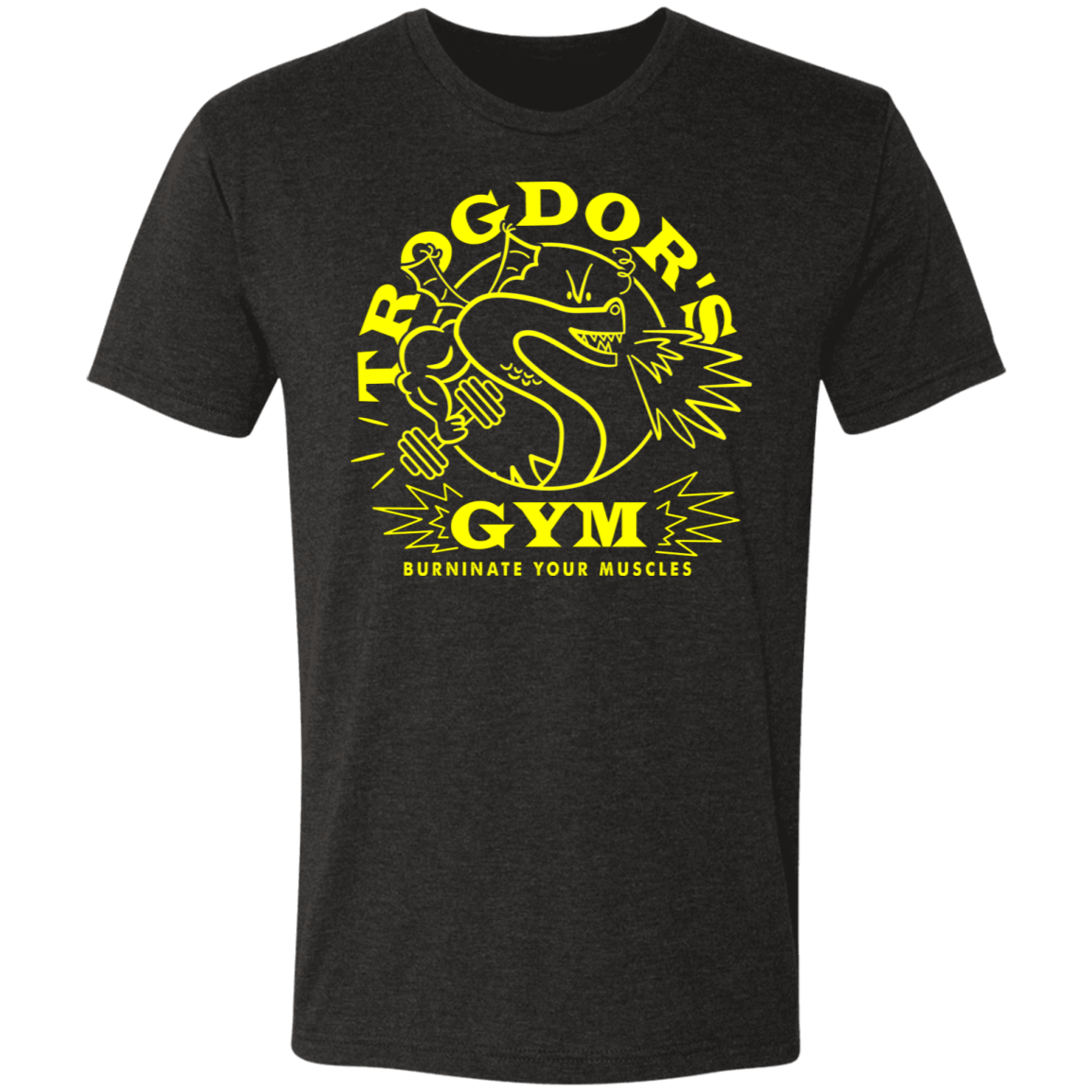 T-Shirts Vintage Black / S Trogdors Gym Men's Triblend T-Shirt