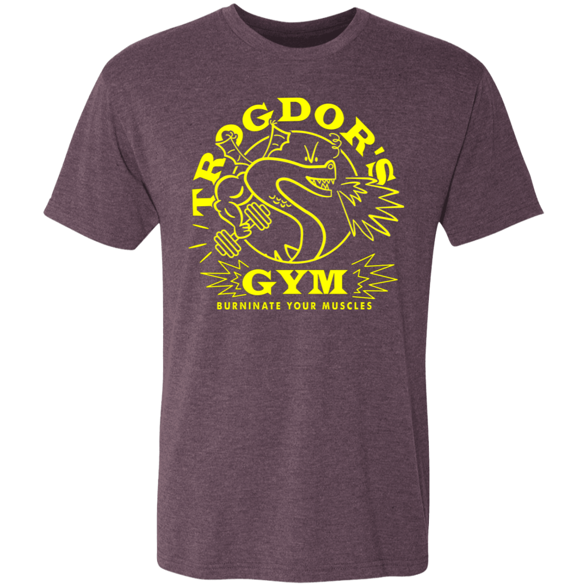 T-Shirts Vintage Purple / S Trogdors Gym Men's Triblend T-Shirt
