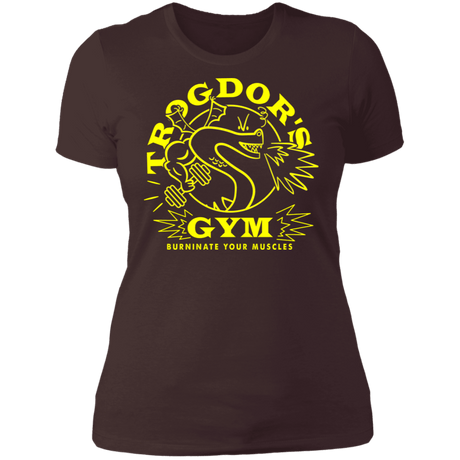 T-Shirts Dark Chocolate / S Trogdors Gym Women's Premium T-Shirt