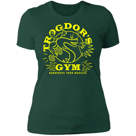 T-Shirts Forest Green / S Trogdors Gym Women's Premium T-Shirt