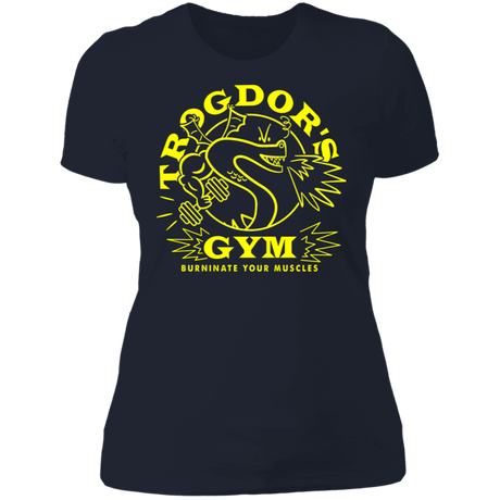 T-Shirts Midnight Navy / S Trogdors Gym Women's Premium T-Shirt