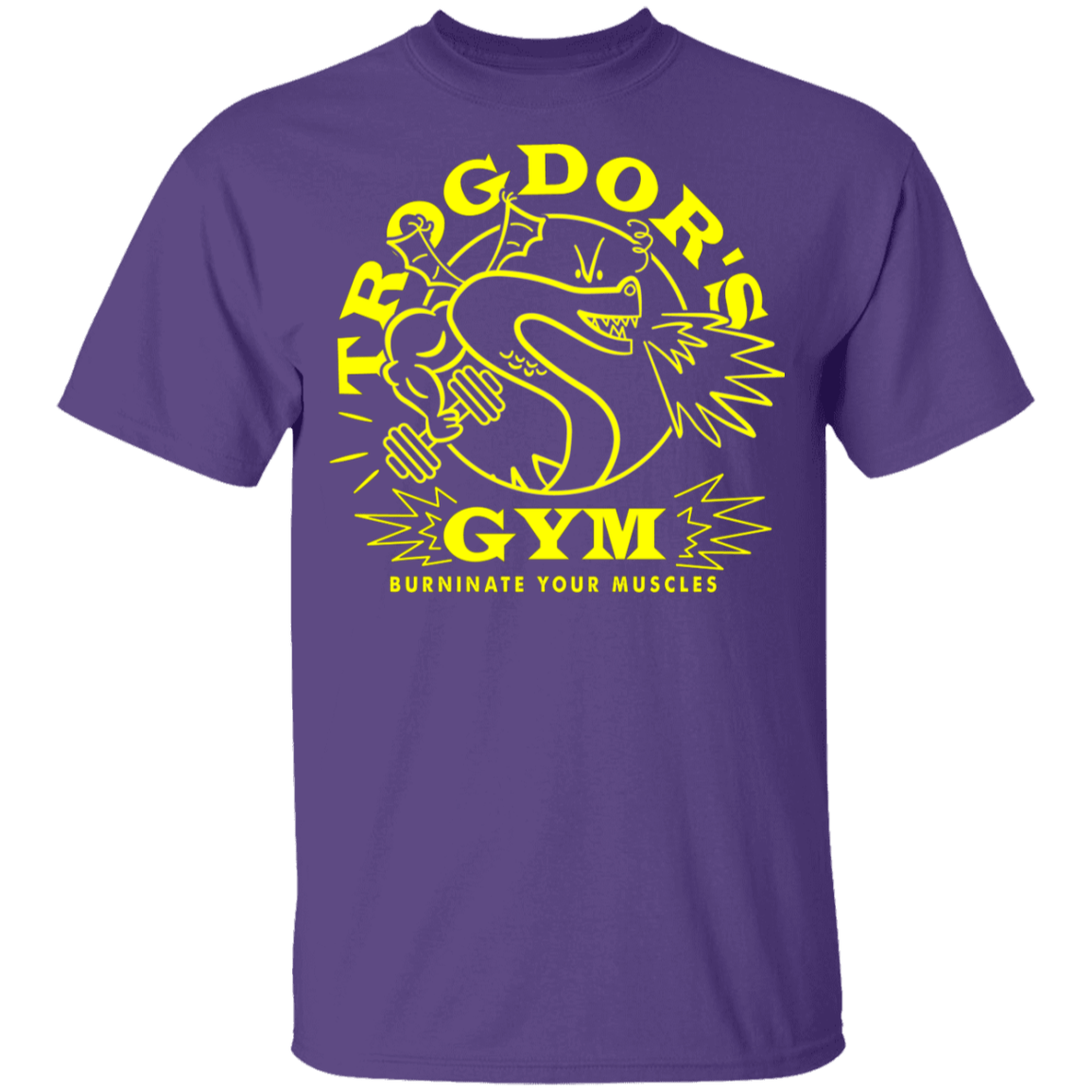 T-Shirts Purple / YXS Trogdors Gym Youth T-Shirt
