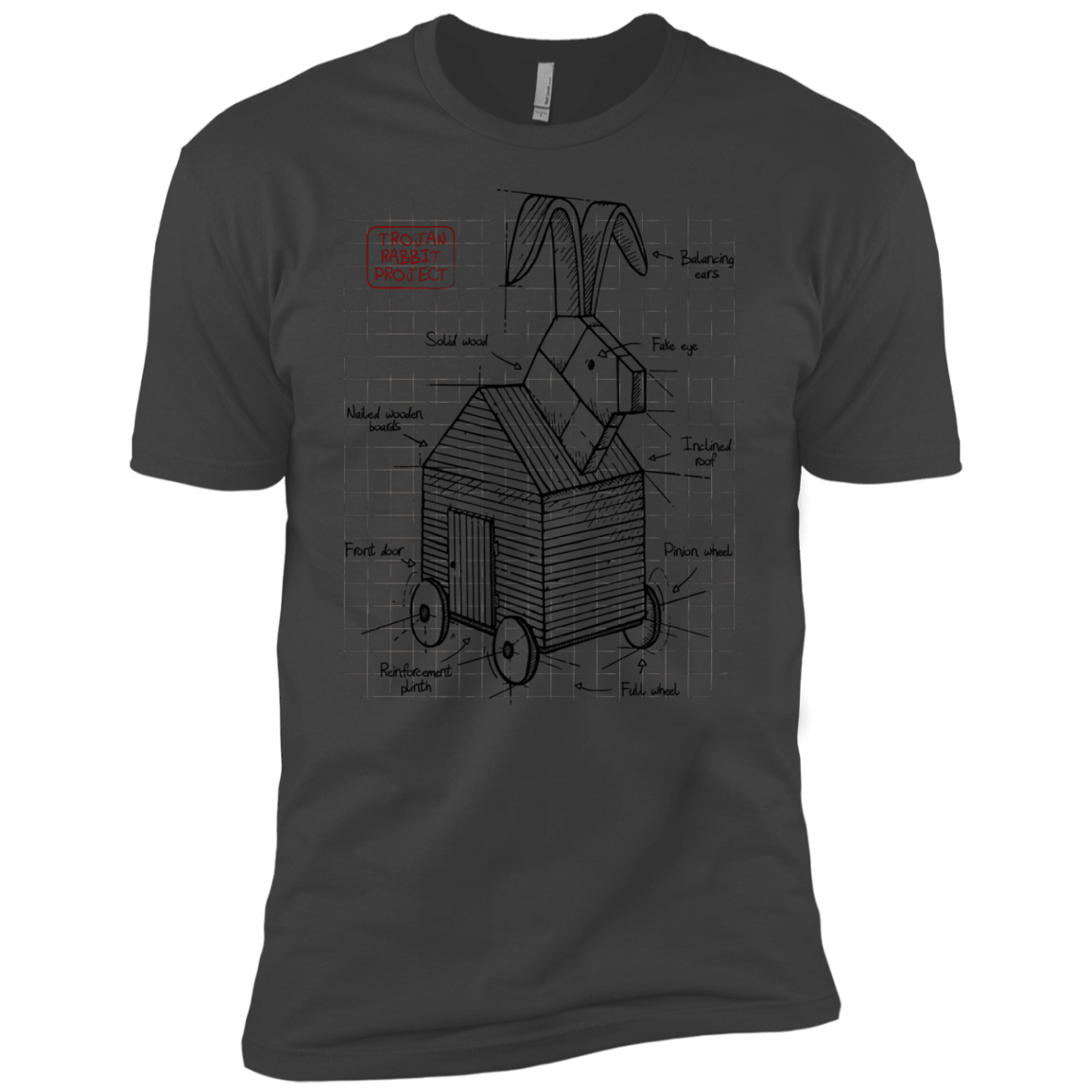 Trojan Rabbit Plan Boys Premium T-Shirt