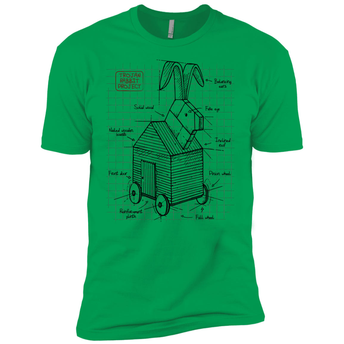 Trojan Rabbit Plan Boys Premium T-Shirt