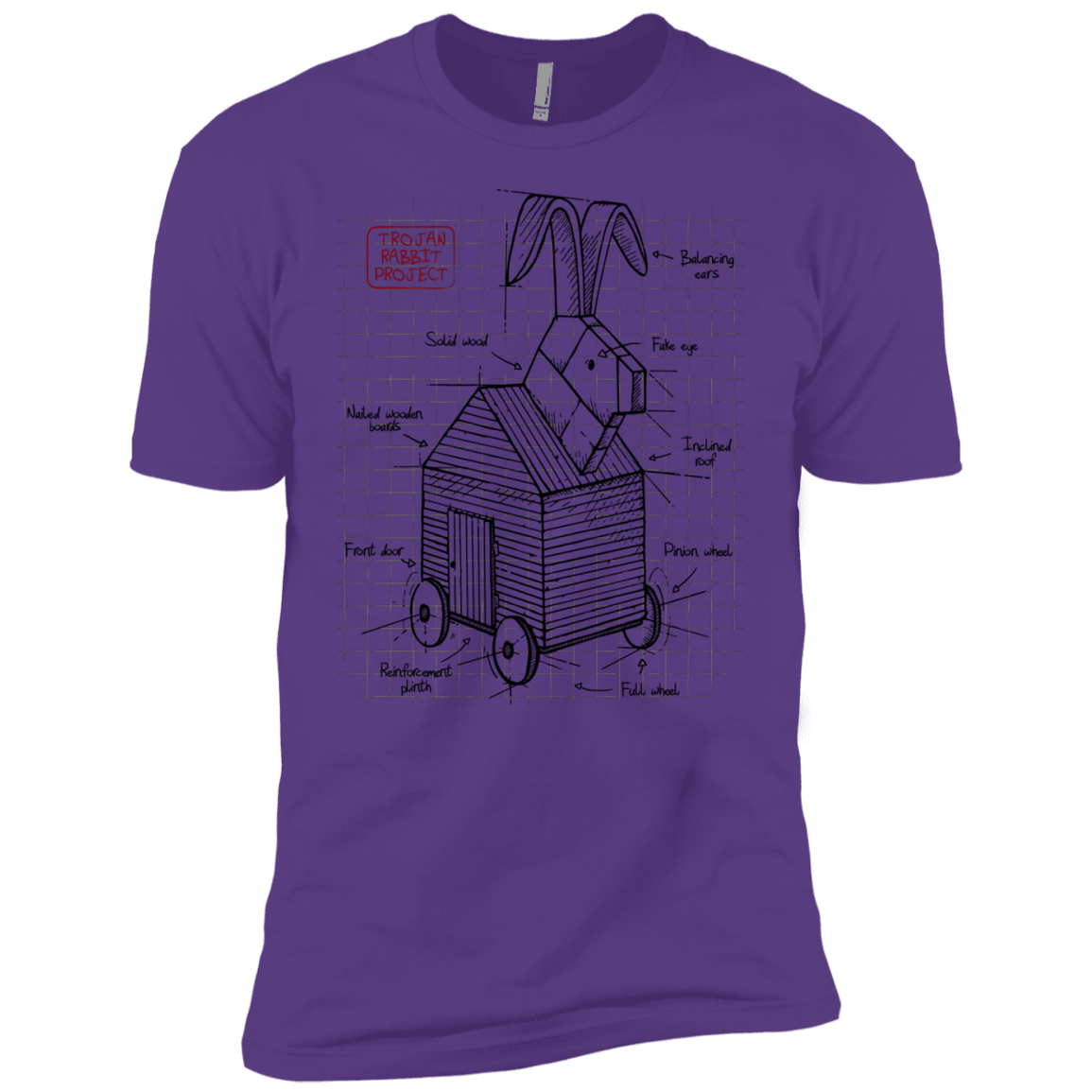 Trojan Rabbit Plan Boys Premium T-Shirt