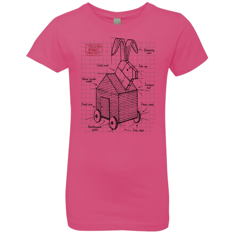 T-Shirts Hot Pink / YXS Trojan Rabbit Plan Girls Premium T-Shirt