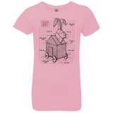 T-Shirts Light Pink / YXS Trojan Rabbit Plan Girls Premium T-Shirt