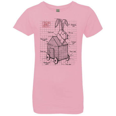 T-Shirts Light Pink / YXS Trojan Rabbit Plan Girls Premium T-Shirt