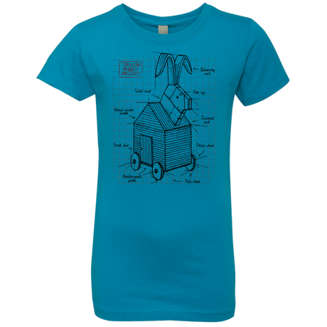 T-Shirts Turquoise / YXS Trojan Rabbit Plan Girls Premium T-Shirt