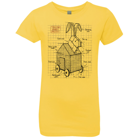 T-Shirts Vibrant Yellow / YXS Trojan Rabbit Plan Girls Premium T-Shirt