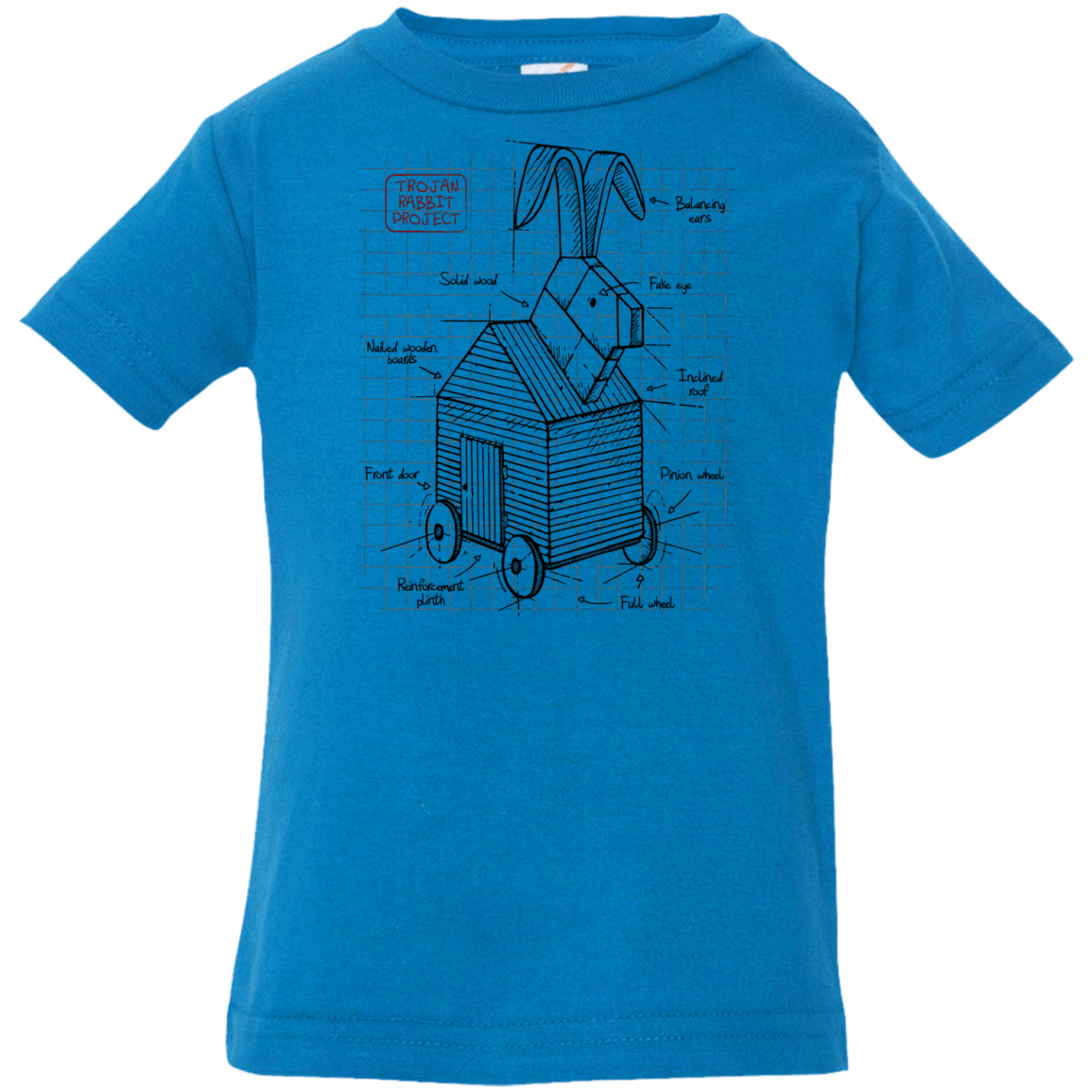 T-Shirts Cobalt / 6 Months Trojan Rabbit Plan Infant Premium T-Shirt