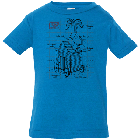 T-Shirts Cobalt / 6 Months Trojan Rabbit Plan Infant Premium T-Shirt