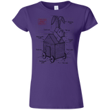 T-Shirts Purple / S Trojan Rabbit Plan Junior Slimmer-Fit T-Shirt