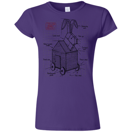 T-Shirts Purple / S Trojan Rabbit Plan Junior Slimmer-Fit T-Shirt