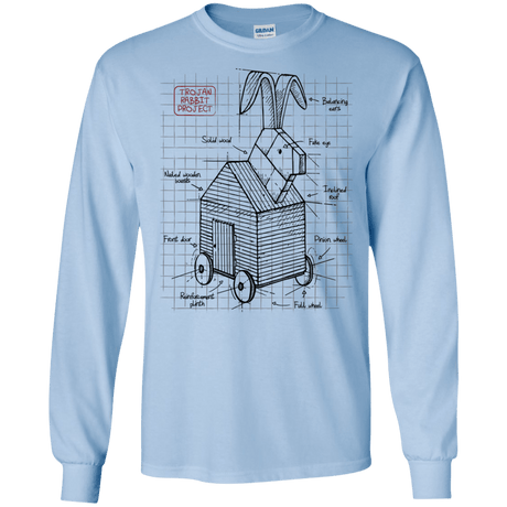 Trojan Rabbit Plan Men's Long Sleeve T-Shirt