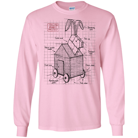 Trojan Rabbit Plan Men's Long Sleeve T-Shirt