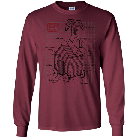 Trojan Rabbit Plan Men's Long Sleeve T-Shirt