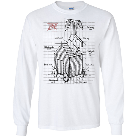 Trojan Rabbit Plan Men's Long Sleeve T-Shirt