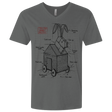 T-Shirts Heavy Metal / X-Small Trojan Rabbit Plan Men's Premium V-Neck