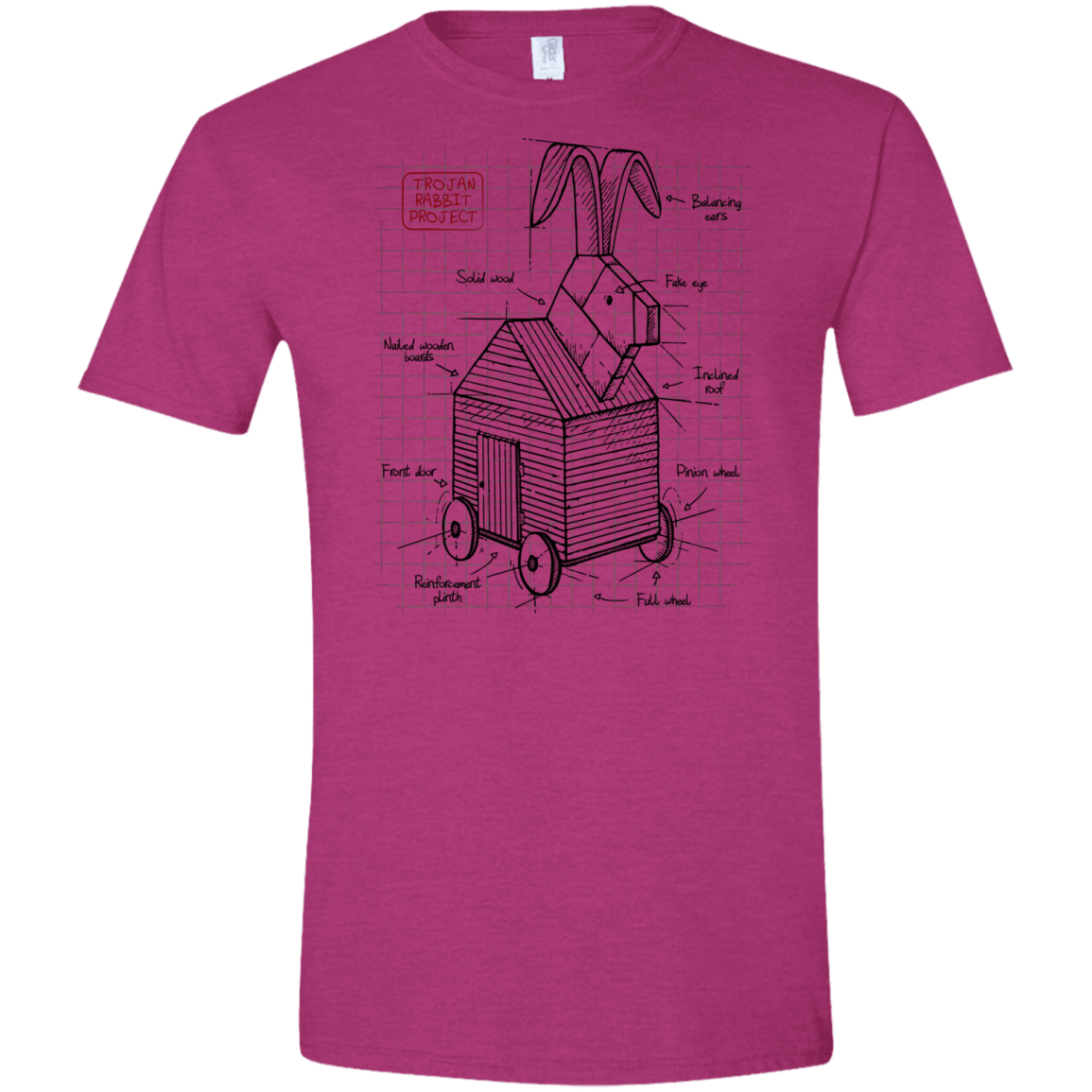 Trojan Rabbit Plan Men's Semi-Fitted Softstyle