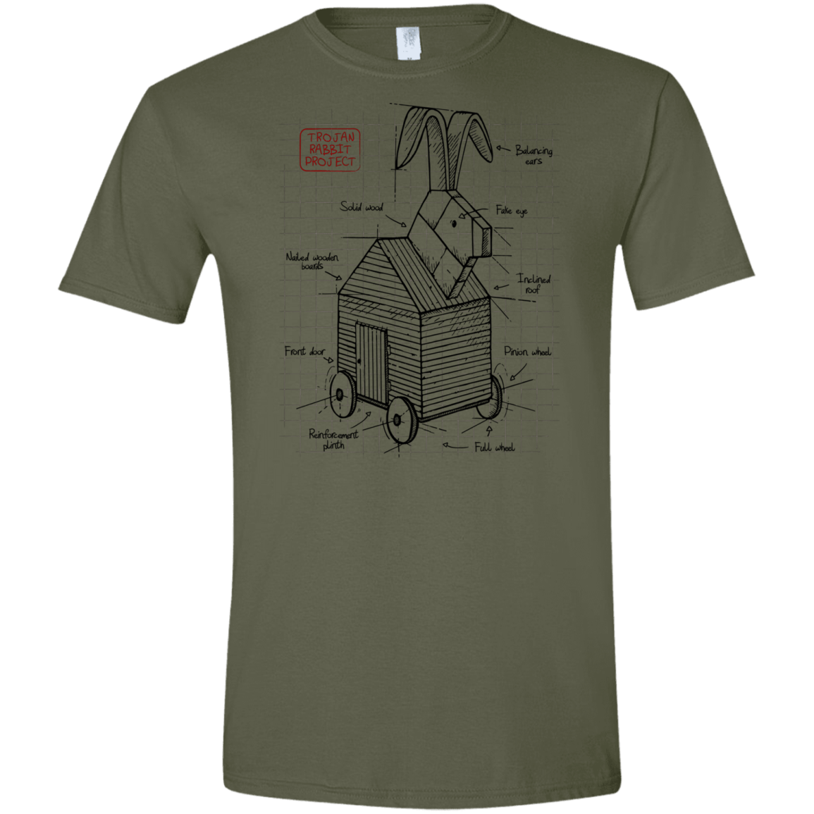 Trojan Rabbit Plan Men's Semi-Fitted Softstyle