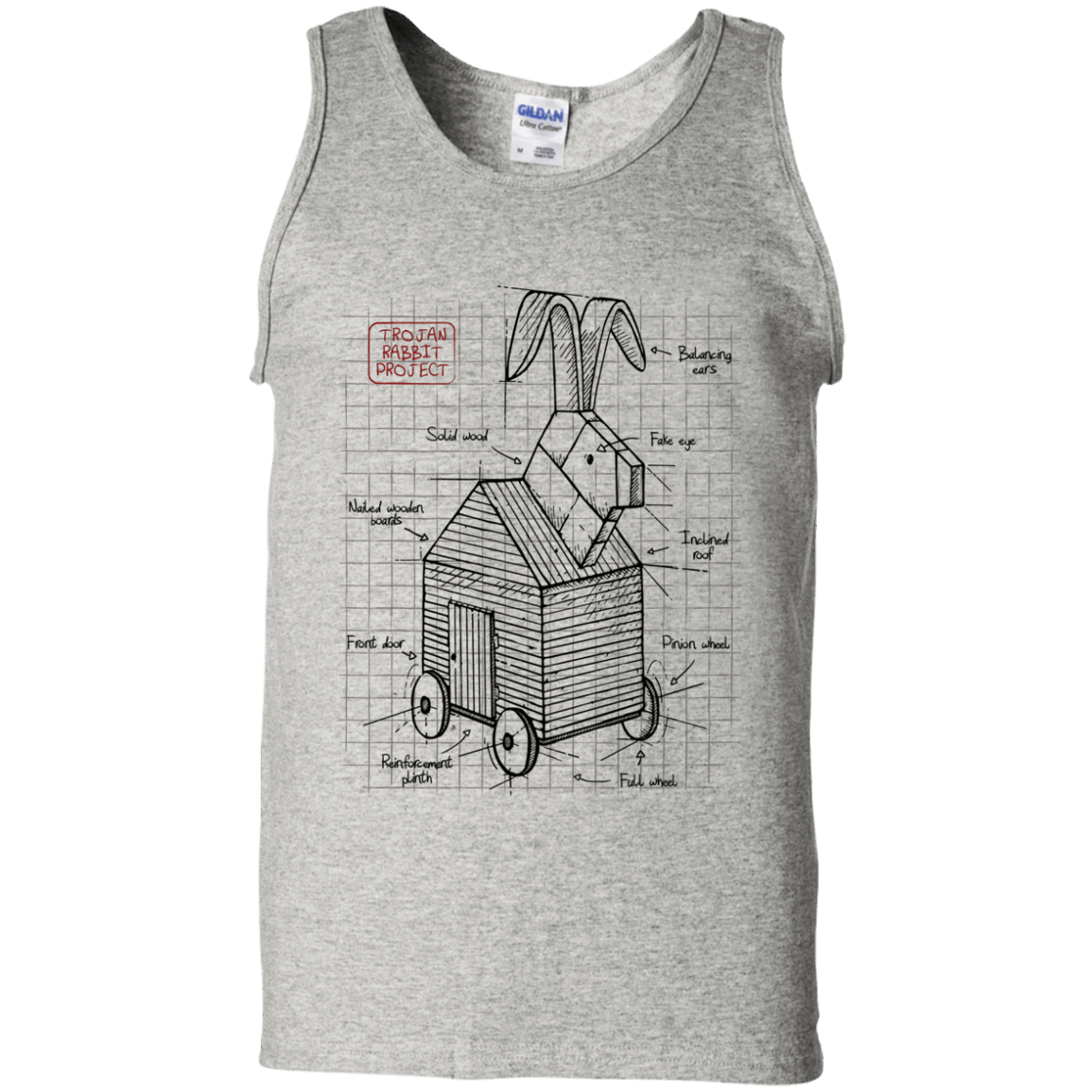 Trojan Rabbit Plan Men's Tank Top
