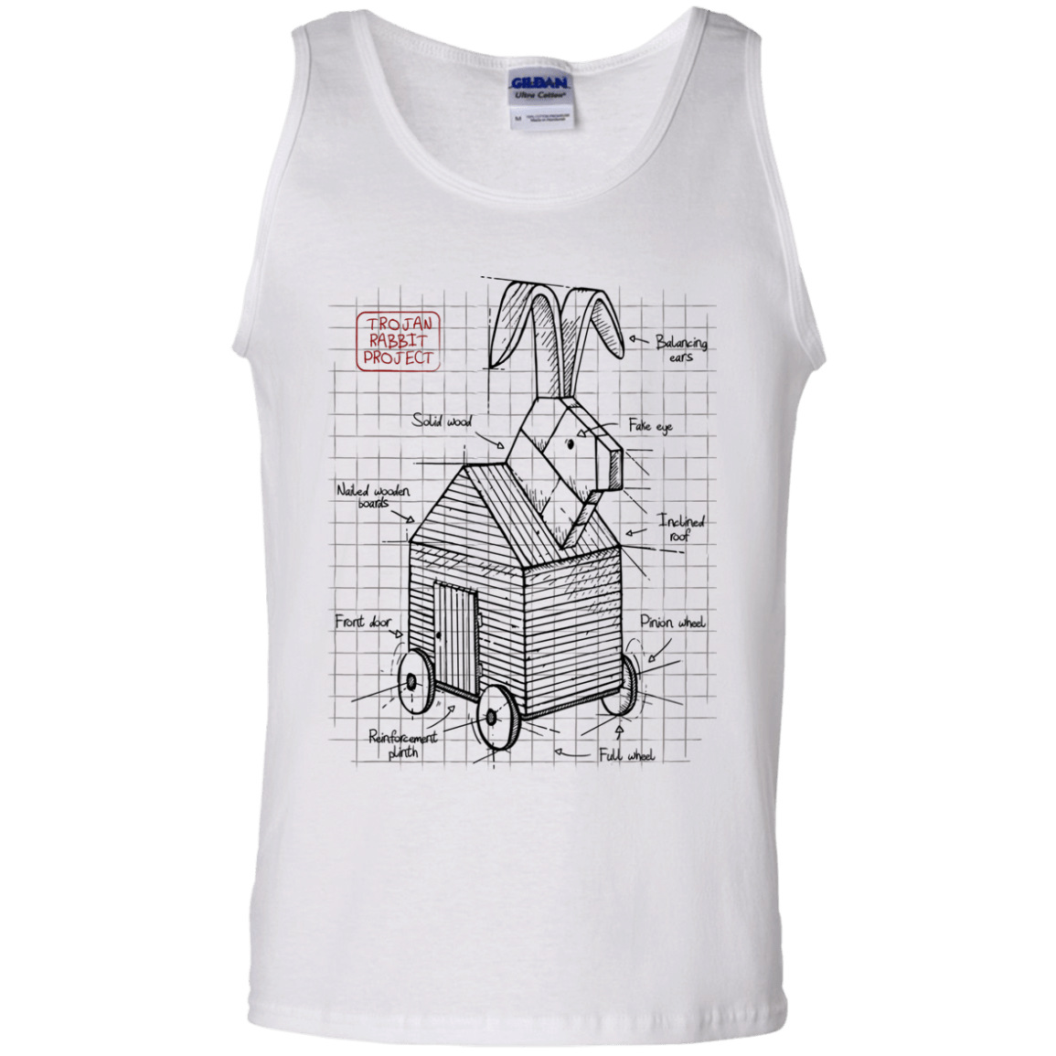 Trojan Rabbit Plan Men's Tank Top