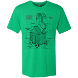 T-Shirts Envy / S Trojan Rabbit Plan Men's Triblend T-Shirt
