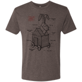 T-Shirts Macchiato / S Trojan Rabbit Plan Men's Triblend T-Shirt
