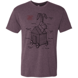 T-Shirts Vintage Purple / S Trojan Rabbit Plan Men's Triblend T-Shirt