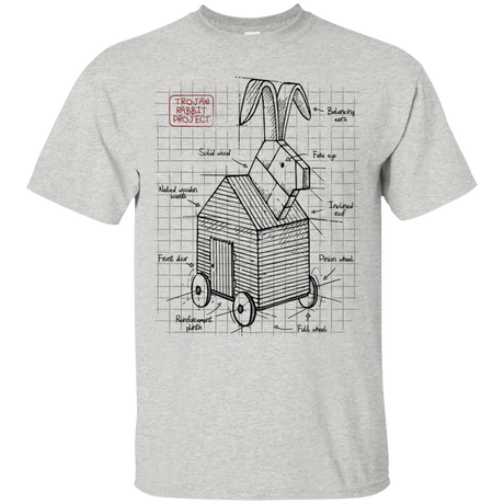 T-Shirts Ash / S Trojan Rabbit Plan T-Shirt