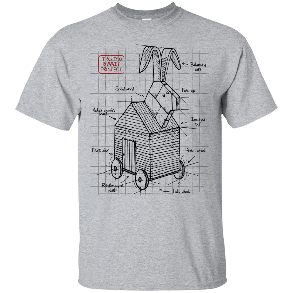 T-Shirts Sport Grey / S Trojan Rabbit Plan T-Shirt